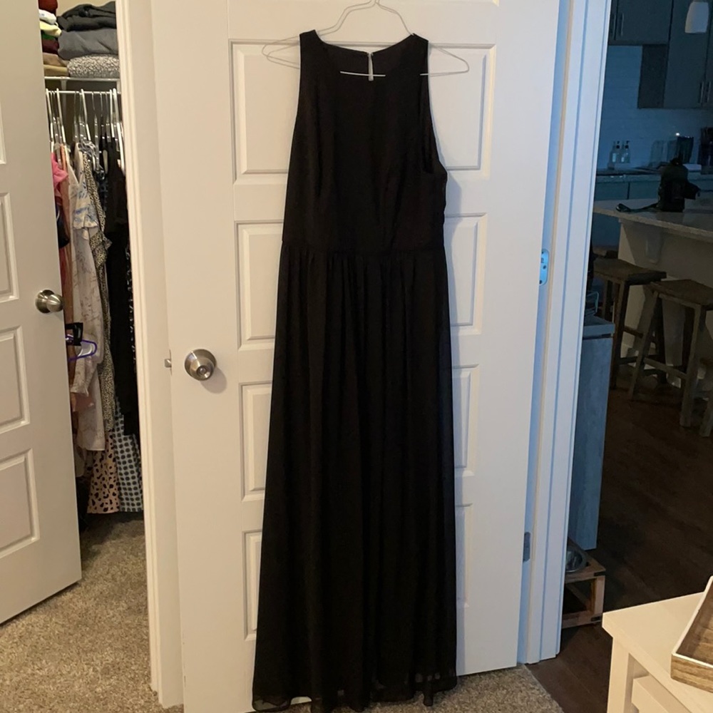 Black bridesmaids dress